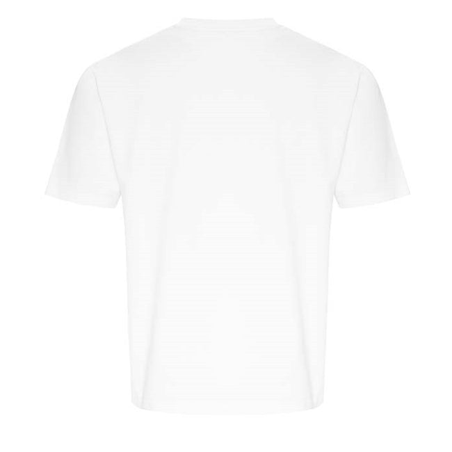 White - Back - Ecologie Unisex Adult Arrow Heavy Oversized T-Shirt
