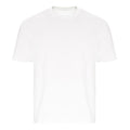 White - Front - Ecologie Unisex Adult Arrow Heavy Oversized T-Shirt