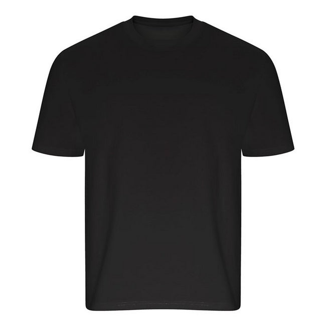Black - Front - Ecologie Unisex Adult Arrow Heavy Oversized T-Shirt