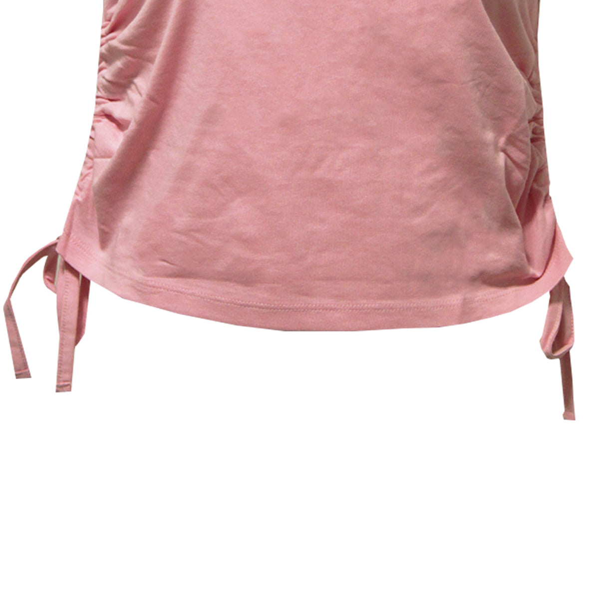 Light Pink - Side - TriDri Womens-Ladies Ruched Crop Top