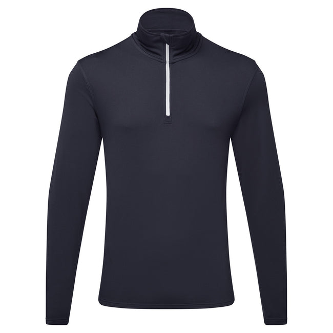 French Navy-White - Front - TriDri Mens Athletic Top