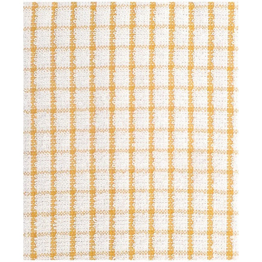 Yellow - Front - Home & Living Terrycloth Recycled Tea Towel (Pack of 2)