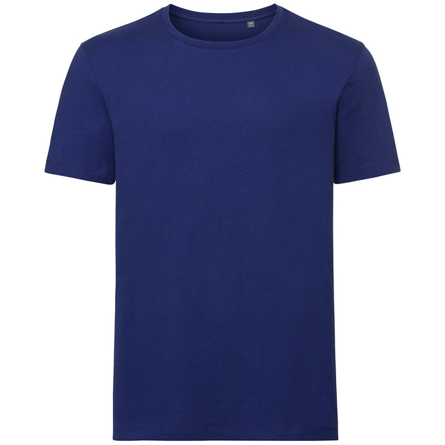 Bright Royal - Front - Russell Mens Organic T-Shirt