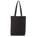 Black - Front - Nutshell Premium Canvas Tote Bag