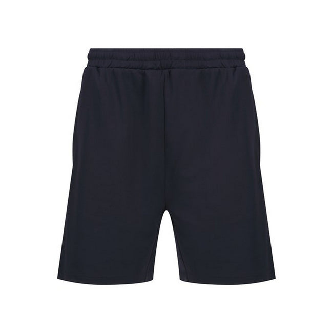 Navy - Front - Finden & Hales Childrens-Kids Knitted Sweat Shorts