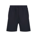 Navy - Front - Finden & Hales Childrens-Kids Knitted Sweat Shorts