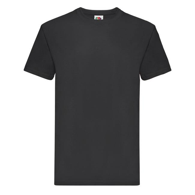 Black - Front - Fruit of the Loom Mens Super Premium T-Shirt