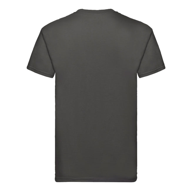 Light Graphite - Back - Fruit of the Loom Mens Super Premium T-Shirt