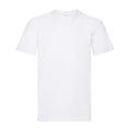 White - Front - Fruit of the Loom Mens Super Premium T-Shirt