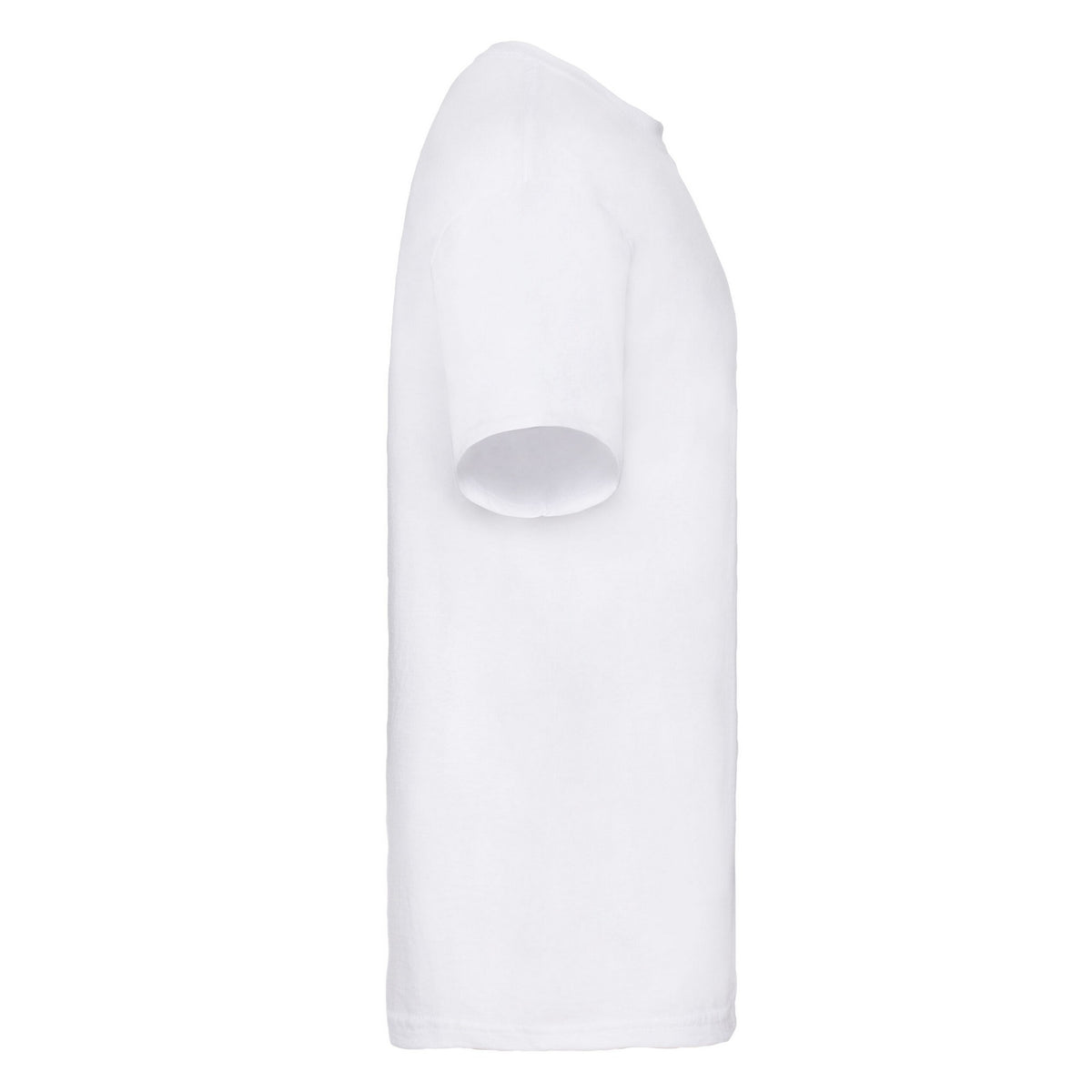 White - Side - Fruit Of The Loom Mens Super Premium T-Shirt