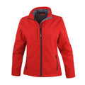 Red - Front - Result Womens-Ladies Classic Soft Shell Jacket