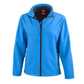 Azure - Front - Result Womens-Ladies Classic Soft Shell Jacket