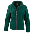 Bottle Green - Front - Result Womens-Ladies Classic Soft Shell Jacket