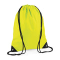 Fluorescent Yellow - Front - Bagbase Premium Drawstring Bag