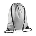 Silver - Front - Bagbase Premium Drawstring Bag