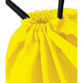 Yellow - Back - Bagbase Premium Drawstring Bag