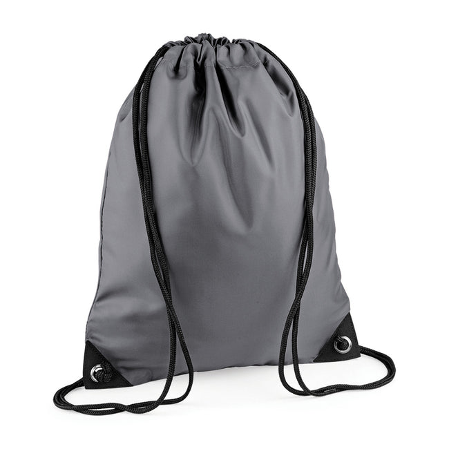 Graphite Grey - Front - Bagbase Premium Drawstring Bag