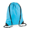 Surf Blue - Front - Bagbase Premium Drawstring Bag