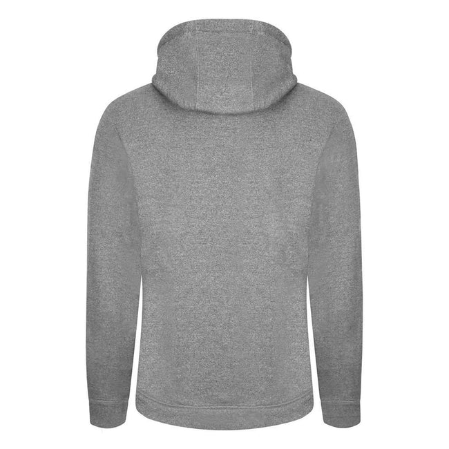 Grey Melange - Back - Awdis Unisex Adult Polyester Sports Hoodie