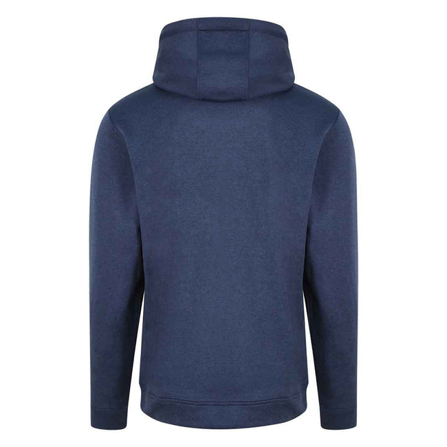 Blue Melange - Back - Awdis Unisex Adult Polyester Sports Hoodie