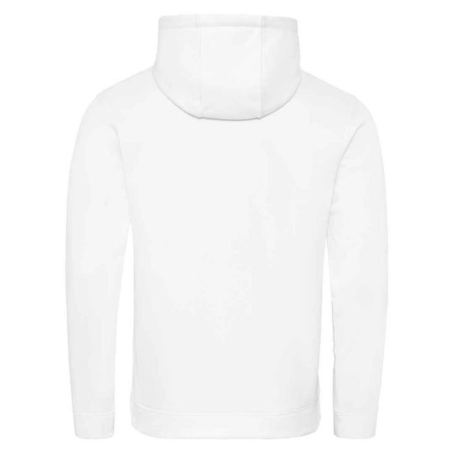 Arctic White - Back - Awdis Unisex Adult Polyester Sports Hoodie