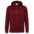 Burgundy - Front - Awdis Unisex Adult Polyester Sports Hoodie