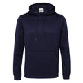 Oxford Navy - Front - Awdis Unisex Adult Polyester Sports Hoodie