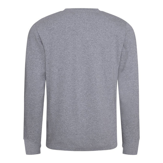 Heather Grey - Back - AWDis Cool Unisex Adult Banff Sweatshirt