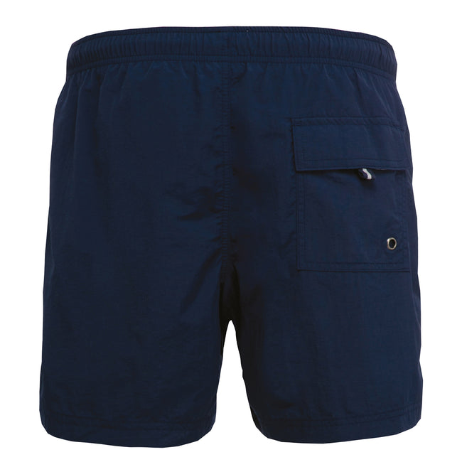 Sporty Navy - Back - Proact Mens Swim Shorts