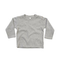 Heather Grey - Front - Babybugz Baby Long-Sleeved T-Shirt