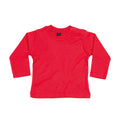 Red - Front - Babybugz Baby Long-Sleeved T-Shirt