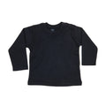 Black - Front - Babybugz Baby Long-Sleeved T-Shirt