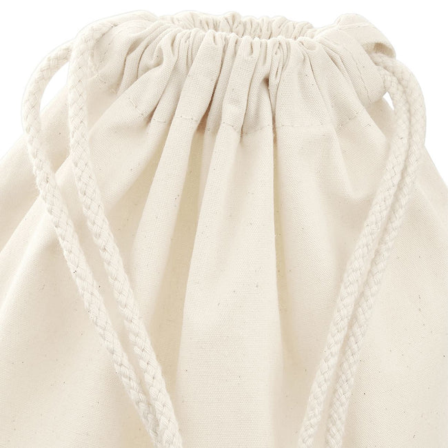 Natural - Side - Westford Mill Premium Cotton Stuff Bag