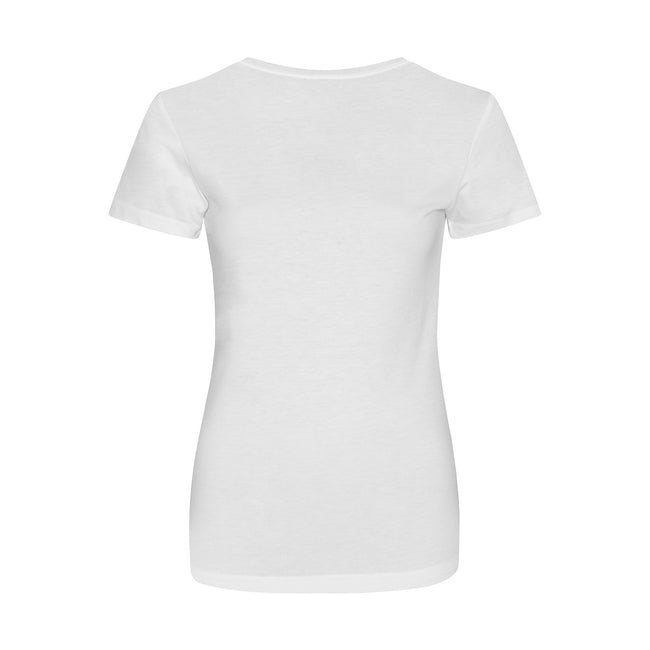 Solid White - Back - Awdis Womens-Ladies Triblend Girlie T-Shirt
