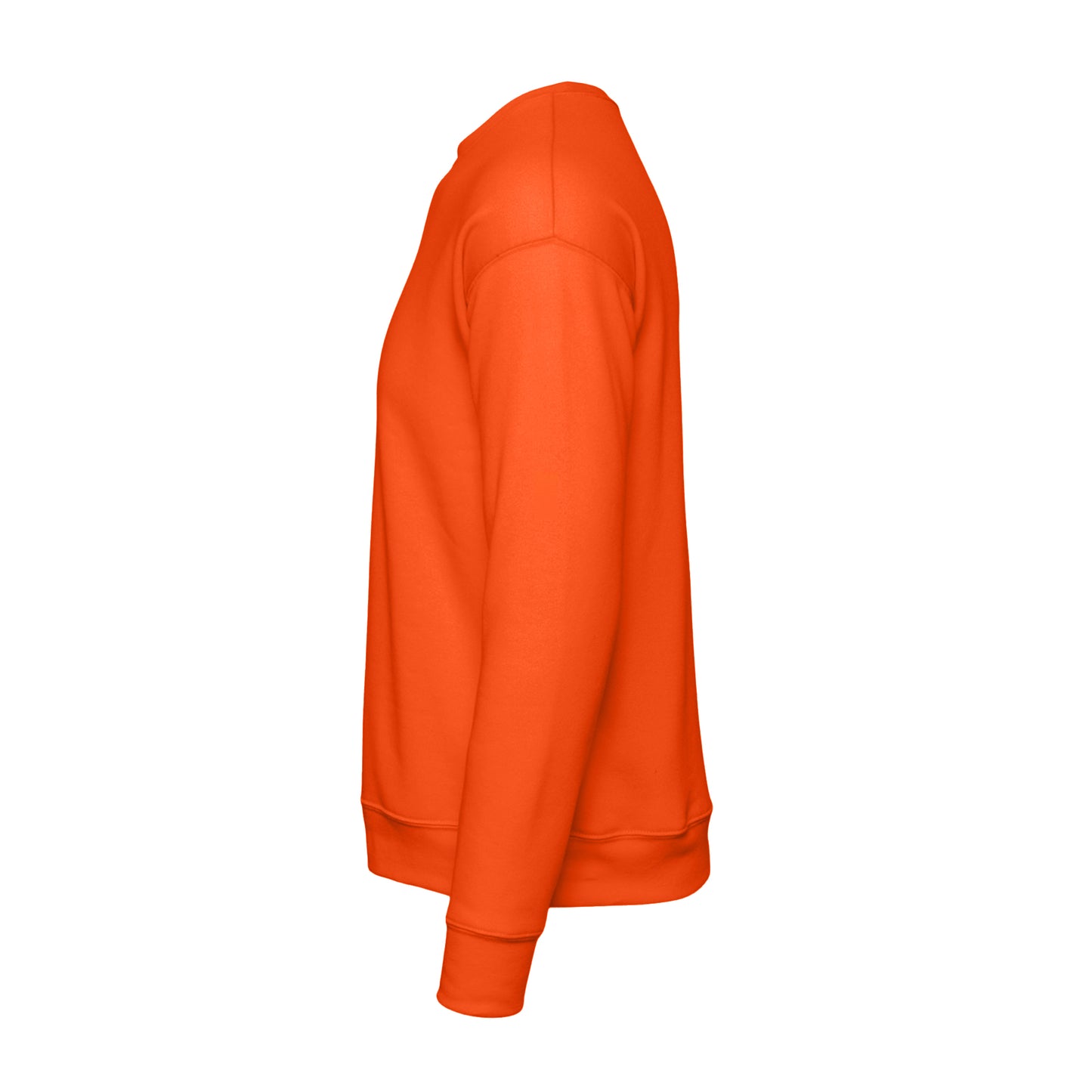 Orange - Side - Bella + Canvas Unisex Adult Drop Shoulder Fleece Top