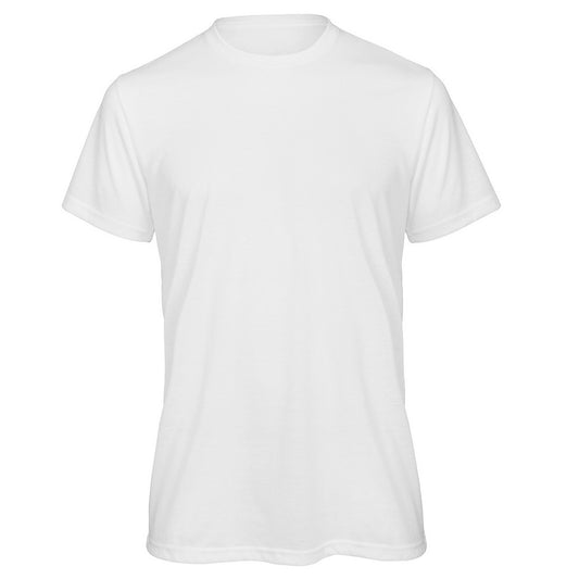 White - Front - B&C Mens Sublimation T-Shirt