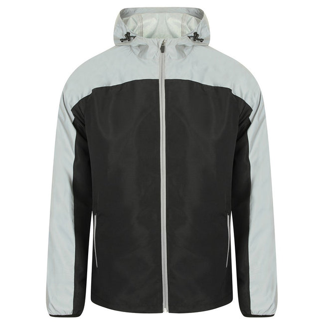 Black-Reflective - Front - Tombo Mens Performance High-Vis Jacket