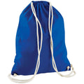 Bright Royal Blue - Front - Westford Mill Cotton Drawstring Bag