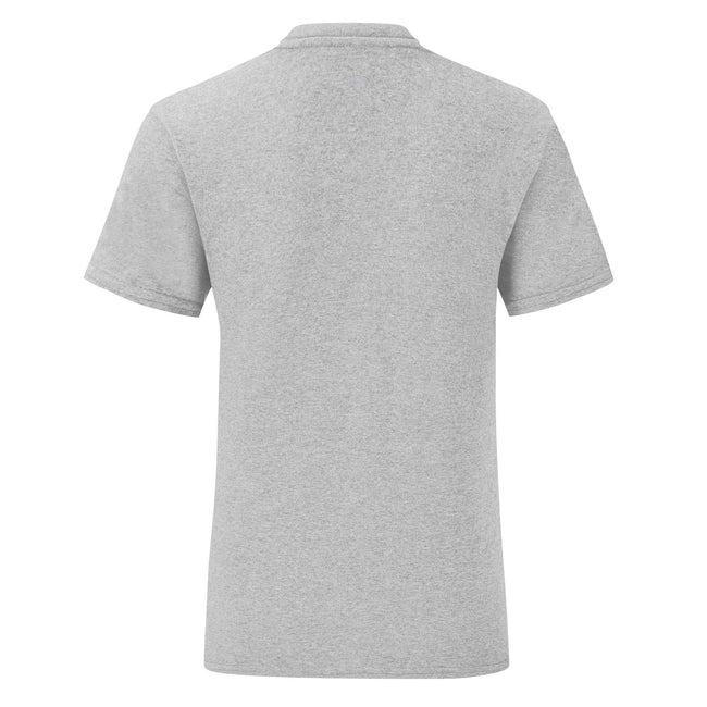 Heather Grey - Back - Fruit of the Loom Girls Iconic T-Shirt