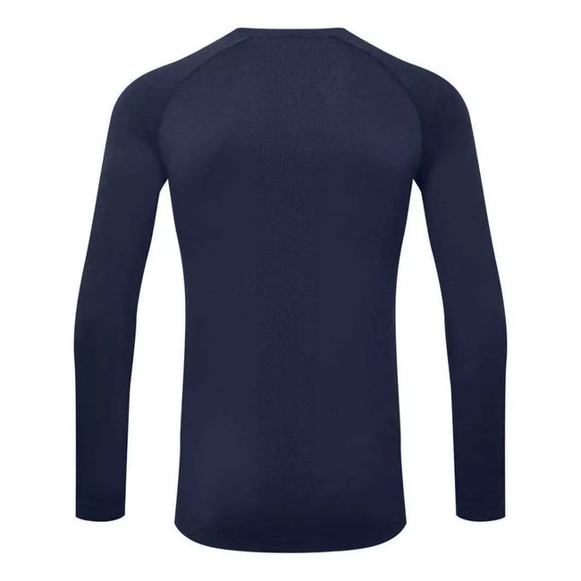 Heather Navy - Back - Onna Unisex Adult Unstoppable Base Layer Top