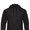 Black - Back - B&C Unisex Adult ID.203 50-50 Hoodie