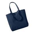 Navy - Back - Westford Mill Organic Cotton Shopper Bag