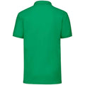 Kelly Green - Back - Fruit of the Loom Mens 65-35 Polo Shirt