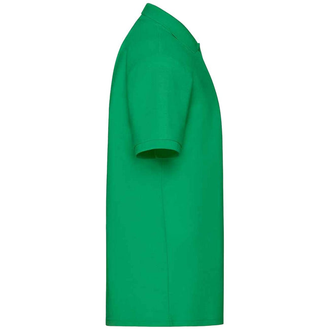 Kelly Green - Side - Fruit of the Loom Mens 65-35 Polo Shirt