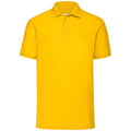 Sunflower - Front - Fruit of the Loom Mens 65-35 Polo Shirt