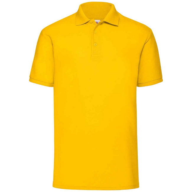 Sunflower - Front - Fruit of the Loom Mens 65-35 Polo Shirt