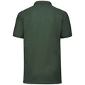 Bottle Green - Back - Fruit of the Loom Mens 65-35 Polo Shirt
