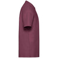 Burgundy - Side - Fruit of the Loom Mens 65-35 Polo Shirt