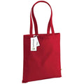 Classic Red - Front - Westford Mill EarthAware Organic Bag For Life Tote Bag