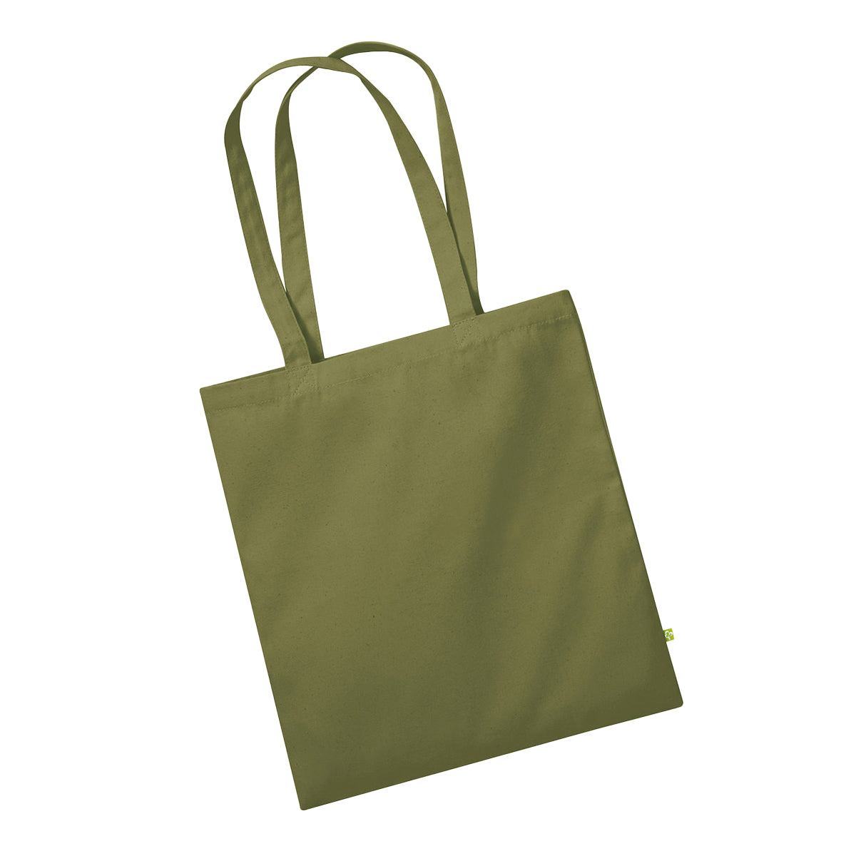 Bright Olive - Back - Westford Mill EarthAware Organic Bag For Life Tote Bag